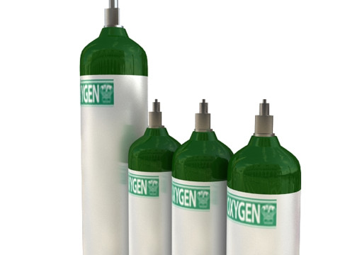 Кисневі баки 3D Модель