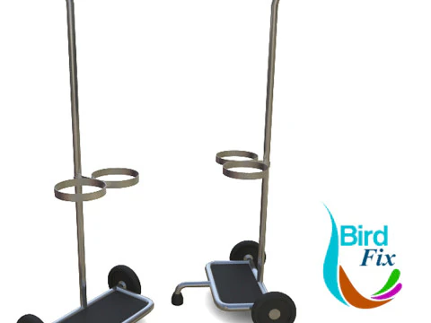 Oksijen Tankları Arabası 3D Model