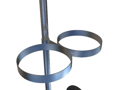 산소 탱크 카트 3D 모델