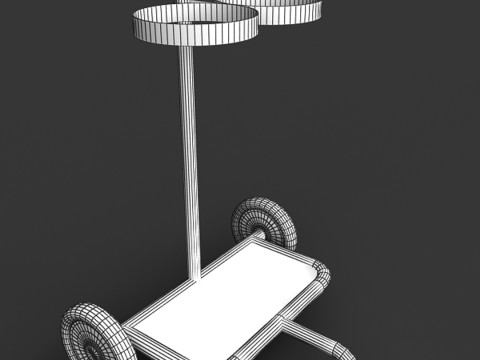 ऑक्सीजन टैंक गाड़ी 3D मॉडल