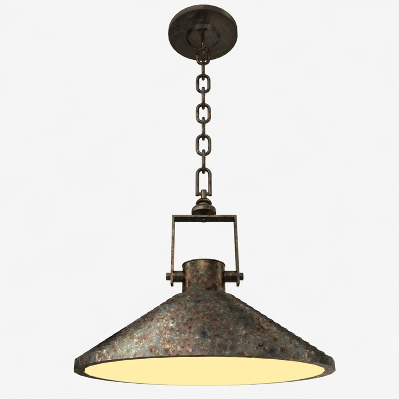 Lampada a sospensione vintage Modello 3D .c4d .max .obj .3ds .fbx .stl .blend