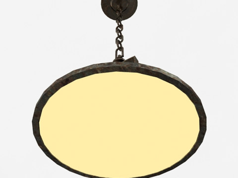 Lampada a sospensione vintage Modello 3D