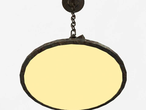 Pendant Lamp Vintage 3D Model