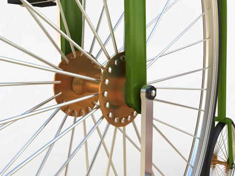 Penny-Fahrrad 3D Modell