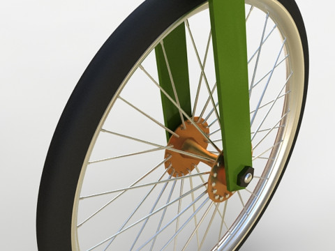 Penny-Fahrrad 3D Modell