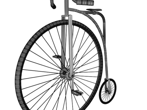 Penny-Fahrrad 3D Modell