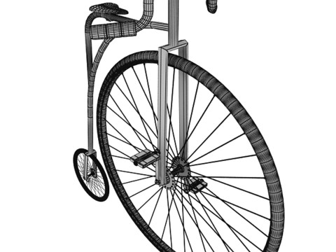 Penny-Fahrrad 3D Modell