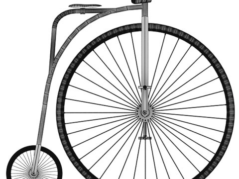Penny-Fahrrad 3D Modell