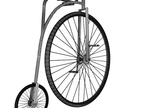 Penny-Fahrrad 3D Modell