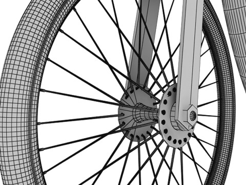 Penny-Fahrrad 3D Modell