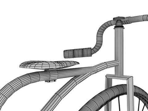 Penny-Fahrrad 3D Modell