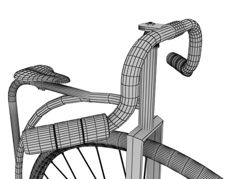 Penny-Fahrrad 3D Modell