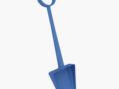 Plastic Bucket Shovel 3D Model