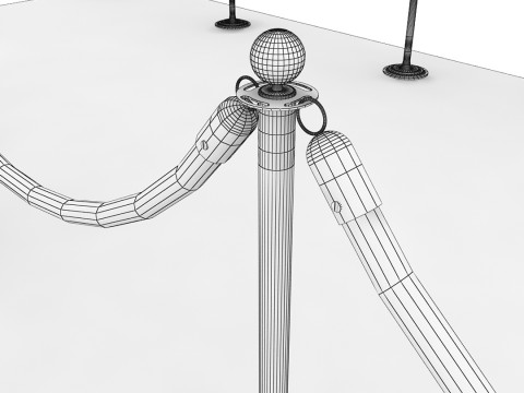 Tapis de luxe rouge Modèle 3D