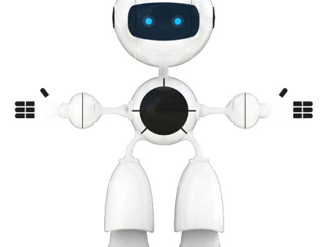 AI Android Robotu 3D Model