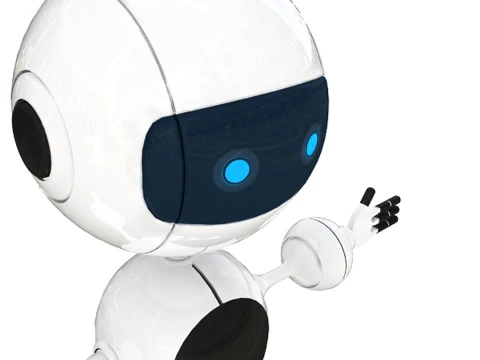 AI Android робот 3D Модель