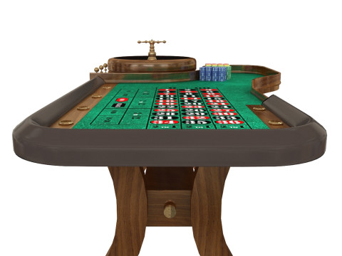 Tavolo della roulette Modello 3D