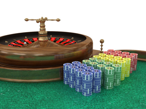 Tavolo della roulette Modello 3D