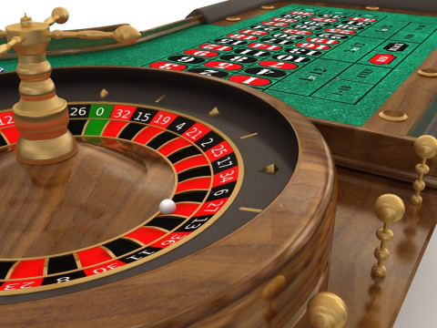 Tavolo della roulette Modello 3D