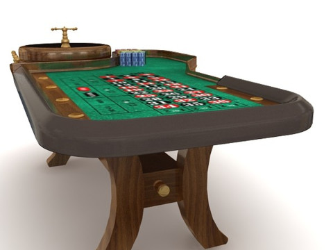 Tavolo della roulette Modello 3D