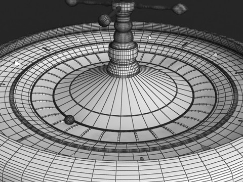 Tavolo della roulette Modello 3D
