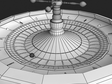 Tavolo della roulette Modello 3D