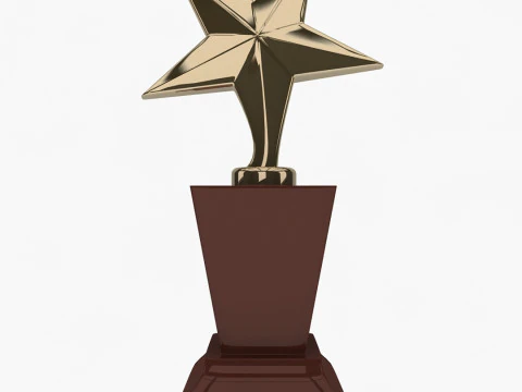 Championship Trophy 3D Model
