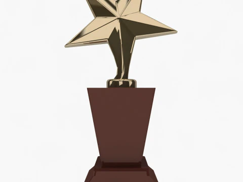 Championship Trophy 3D Model
