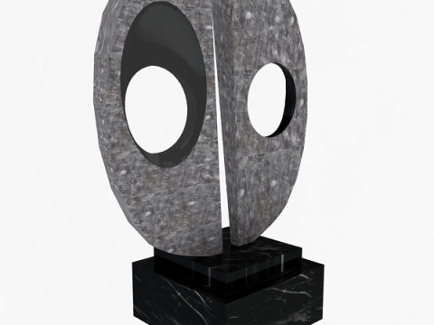 Twee geliefden sculptuur 3D Model