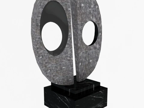 Escultura de dos amantes Modelo 3D