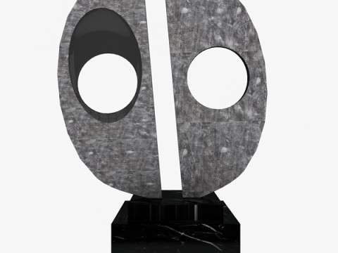 Sculpture Deux Amants Modèle 3D