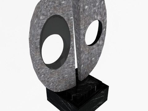 Sculpture Deux Amants Modèle 3D