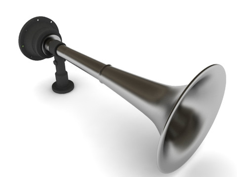 Buzina de ar do veículo Modelo 3D