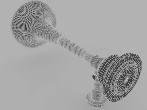 Vehicle Air Horn 3D Model