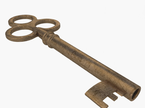 Klucz vintage Model 3D