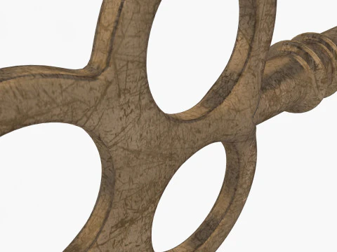 Vintage Key 3D Model