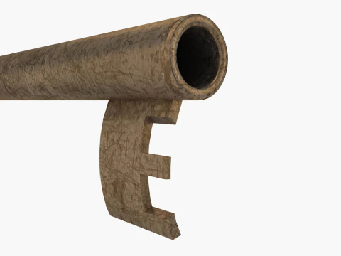 Vintage Key 3D Model