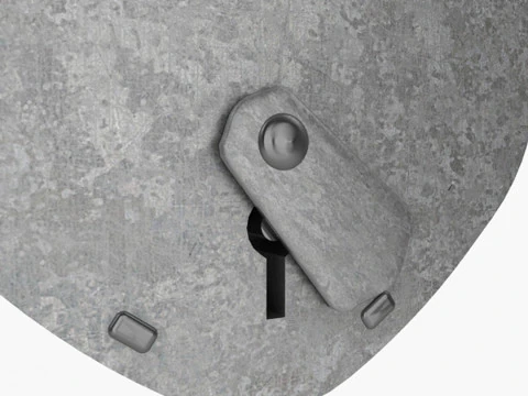 Vintage Padlock 3D Model