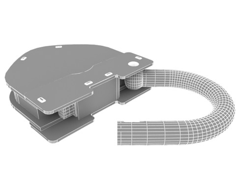 Vintage Padlock 3D Model