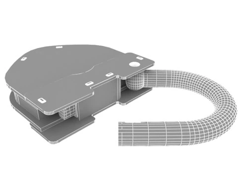 Vintage Padlock 3D Model