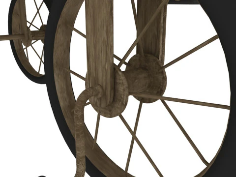 Vintage Tricycle 3D Model