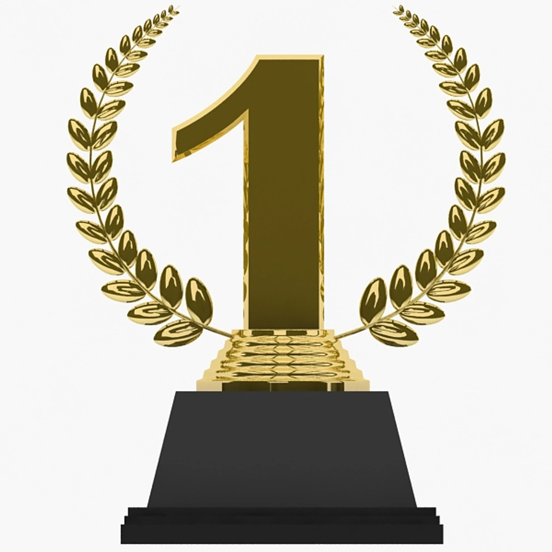 Winner Trophy 3D Model .c4d .max .obj .3ds .fbx .stl .blend 
