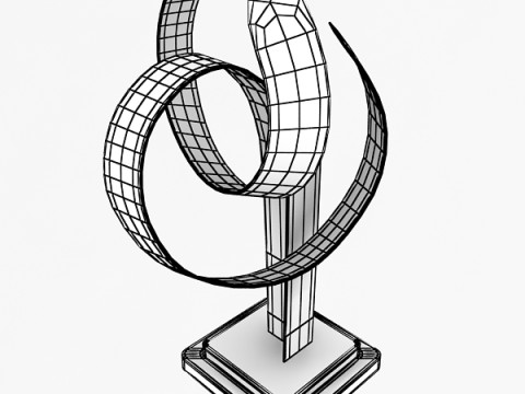 Modern Sculpture 3D Model