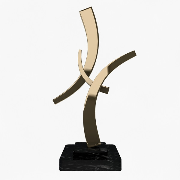 Decorative Sculpture 3D Model .c4d .max .obj .3ds .fbx .stl .blend 