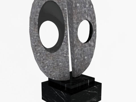 雕塑收藏 3D 模型