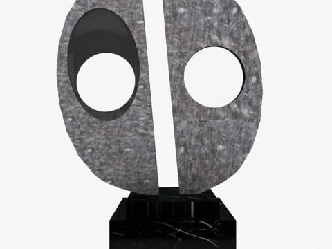 雕塑收藏 3D 模型