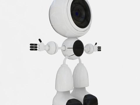 스마트 카메라 로봇 3D 모델