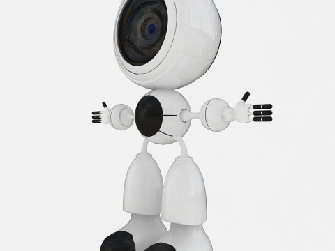 스마트 카메라 로봇 3D 모델