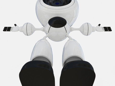 스마트 카메라 로봇 3D 모델