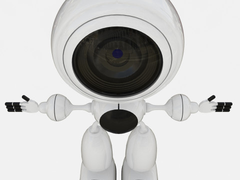 스마트 카메라 로봇 3D 모델